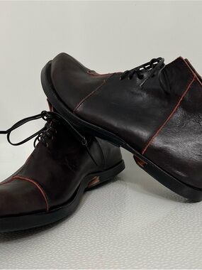 Cydwoq Women’s Leather Lace-Up Ankle Boots Size 36